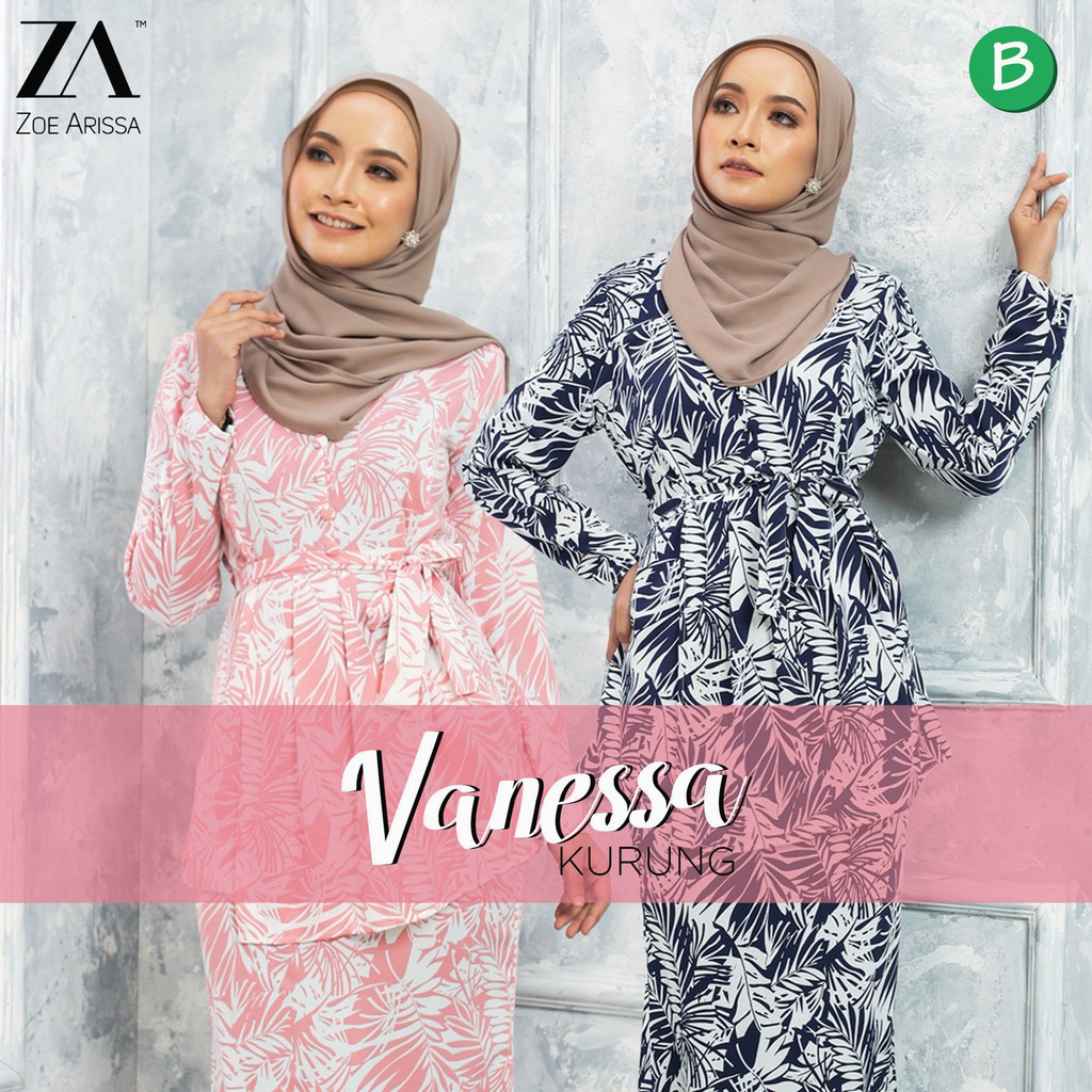  BAJU  KURUNG  MODEN Zoe  Arissa  Kurung  Moden Peplum Floral 