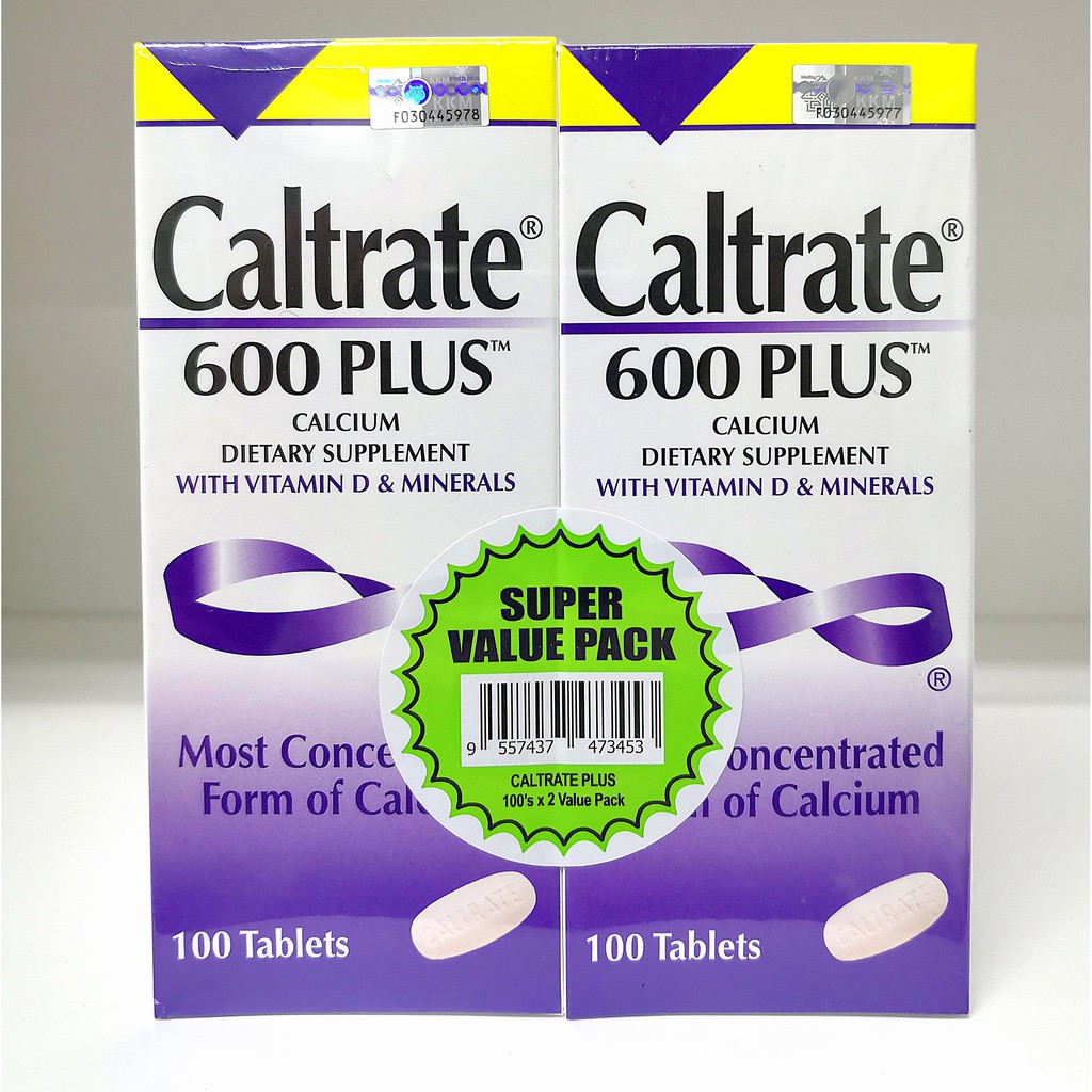 [PROMO!!] CALTRATE PLUS 2X100S+FREE 7S CALTRATE+D | Shopee Malaysia