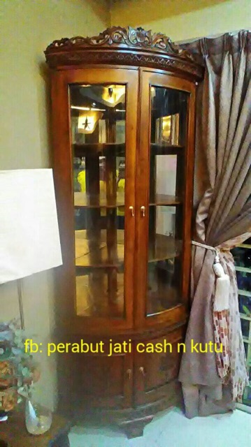 Rak Buku Putih Almari Pakaian Dengan Pintu Kaca Rak Buku Perabot Dengan Kaca Klasik Gloss