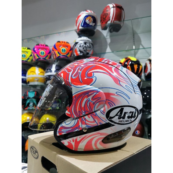 RAM3 RIPTIDE HELMET RED / PINK | Shopee Malaysia