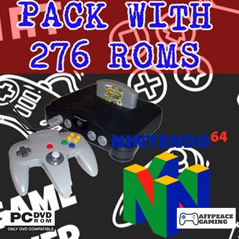 Pc Game 276 In 1 Nintendo 64 Emu Roms Pack Dvd Shopee Malaysia