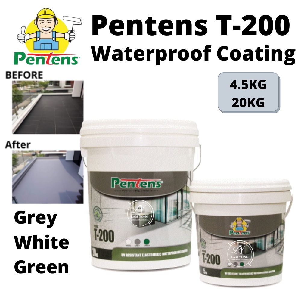 PENTENS T-200H / T-200 / T 200 / WATER PROOFING / UV RESISTANT ...