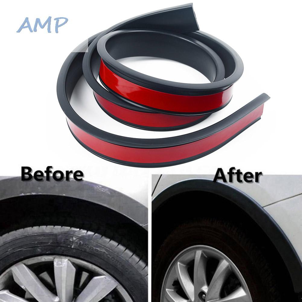 2PCS Universal Car Wheel Arch Trims Arches Eyebrow Guard Sticker Scuff Protector Strip Car Styling Useful and Practical 