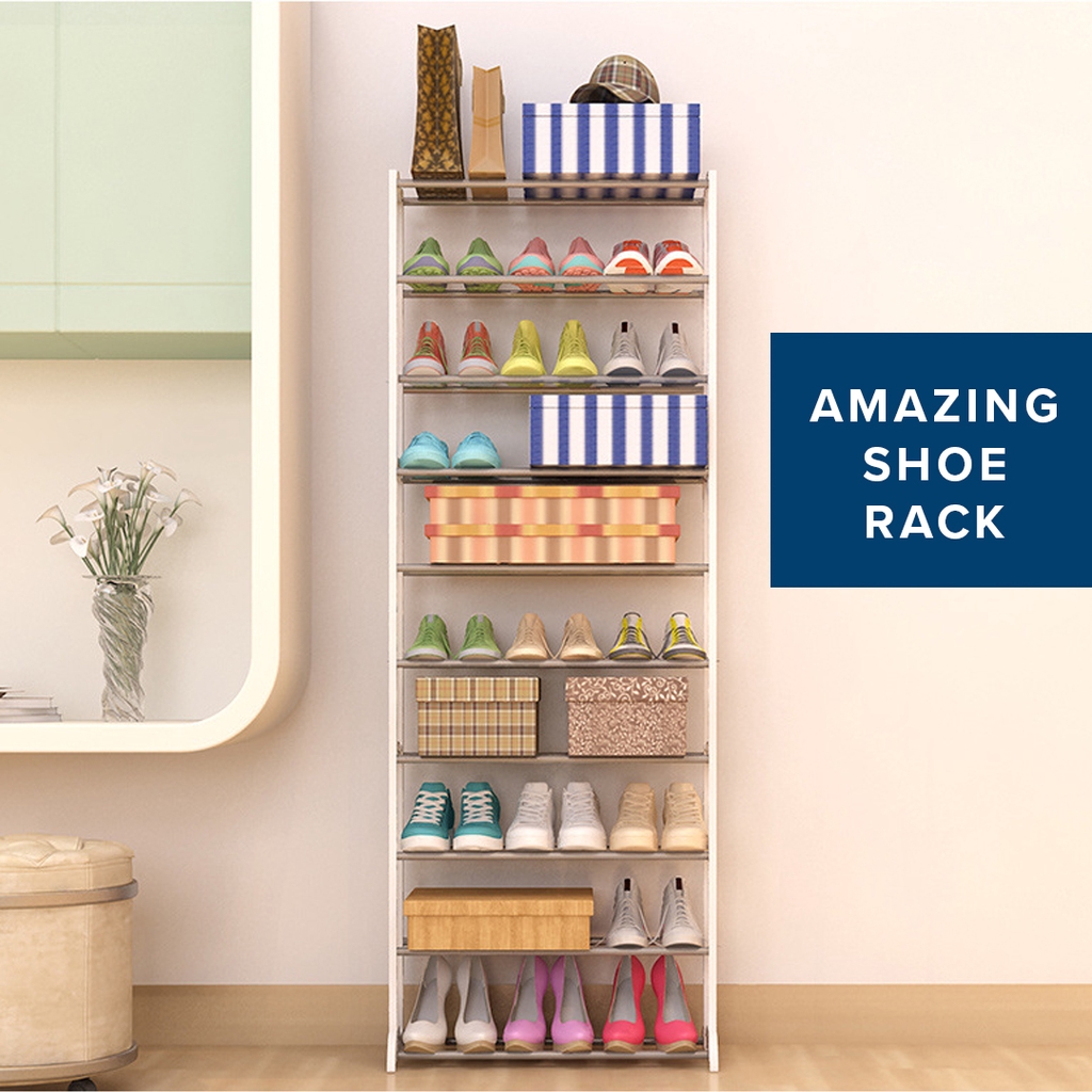 FINSSO: Colossal 10 - Layered Amazing Shoe Rack