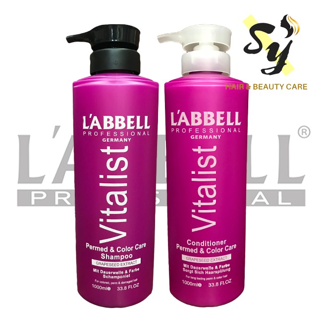 Labbell Vitalist Permed And Color Care Shampoo Conditioner Set 1000ml Shopee Malaysia