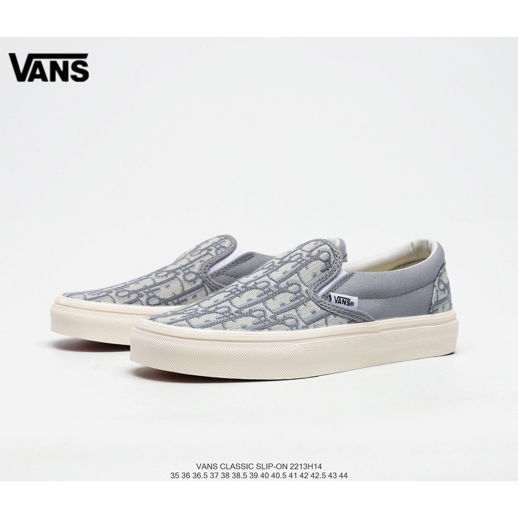 vans dior slip on