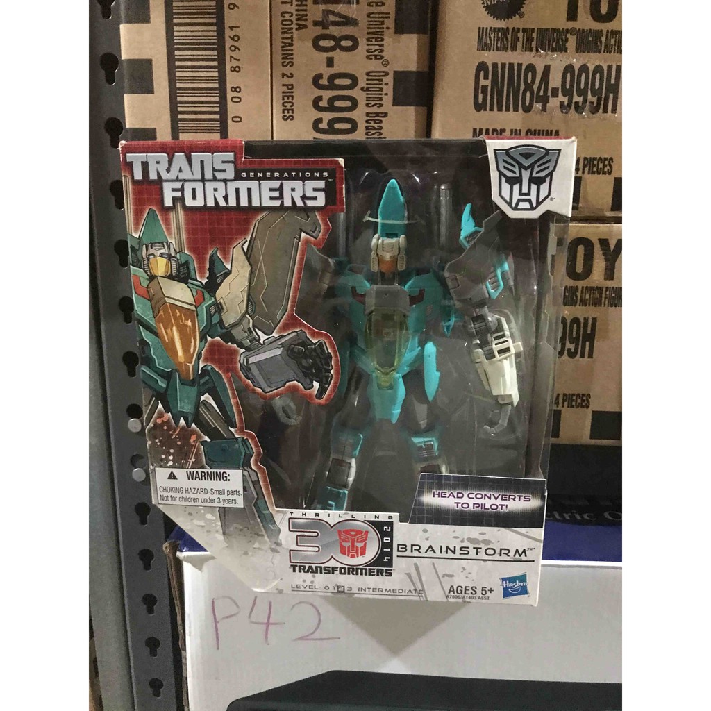 BRAINSTORM Transformers Generations Action Figure IDW Voyager Class Gift