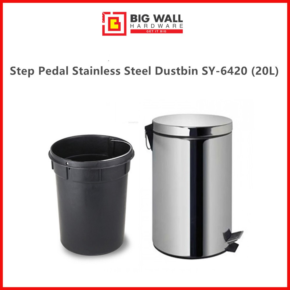 big steel dustbin