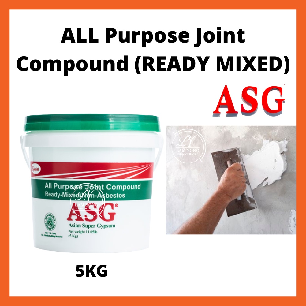 5kg Asg Plaster Compound Ready Mix Cement Joint Compound Plaster Cement Simen Plaster 1690