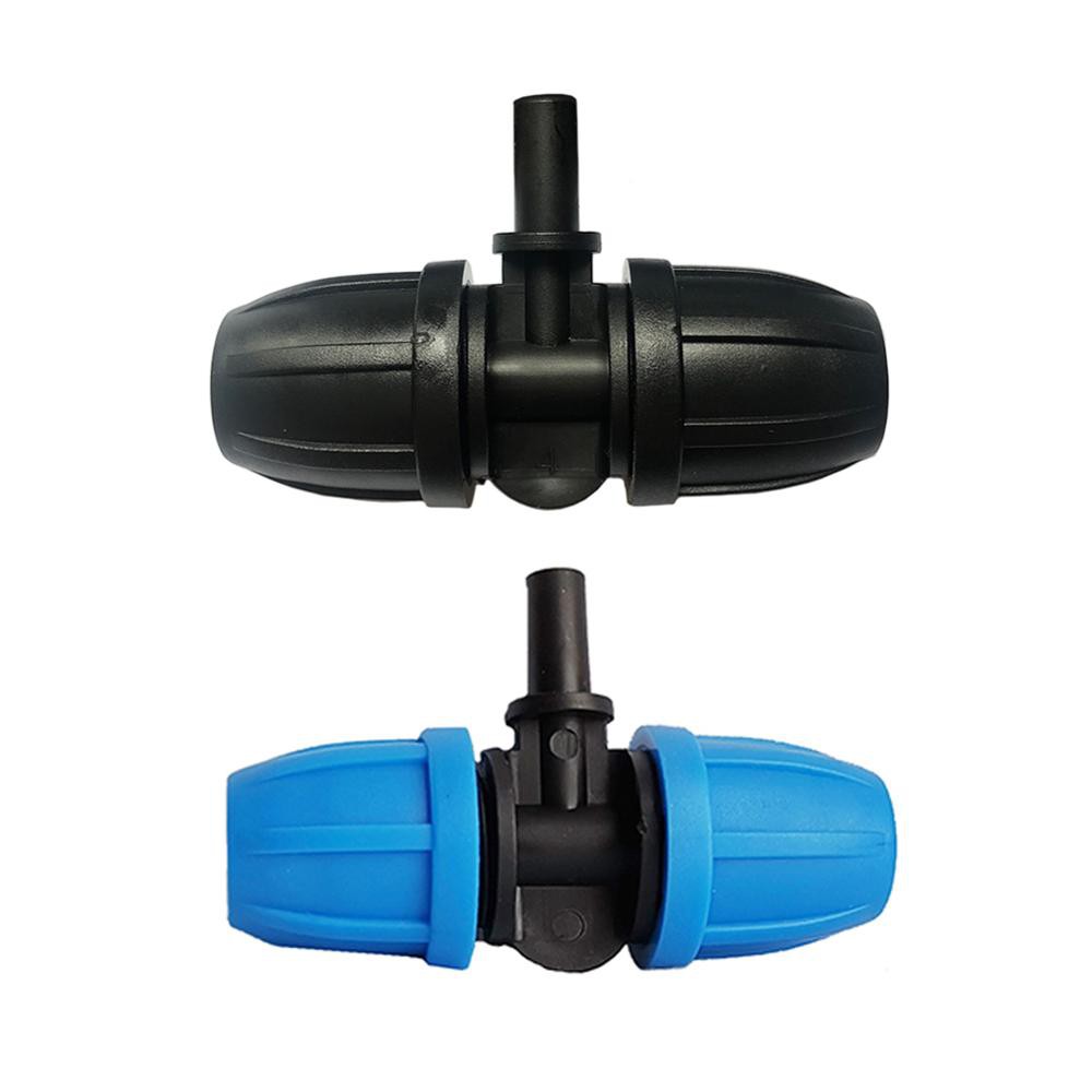 5Pcs 8/11mm Hose 3 Way Connector Garden Lawn Irrigation System 6mm