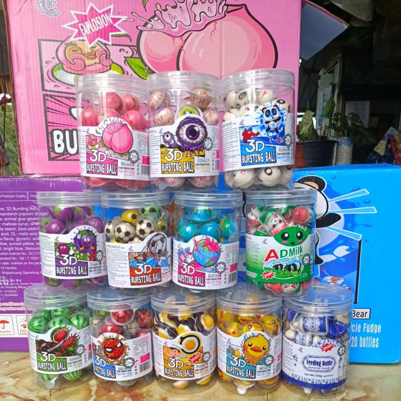 [Viral Candy Tiktok]Mini Soft Fruits Gummy Candy 30pcs Shopee Malaysia