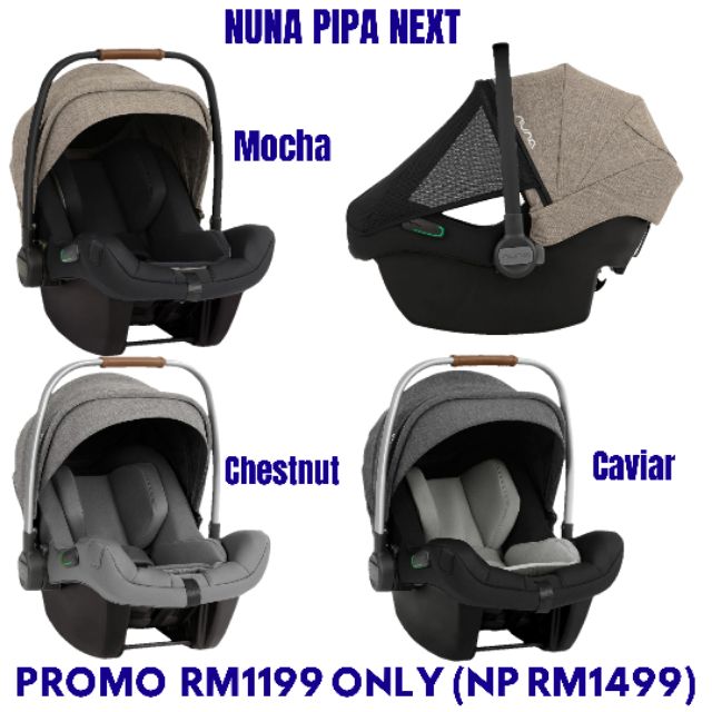double strollers compatible with nuna pipa