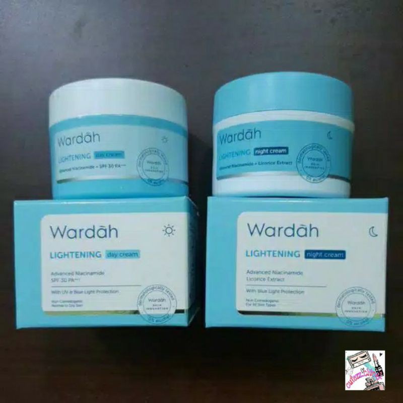 Wardah Lightening Day / Night Cream 30g | Shopee Malaysia