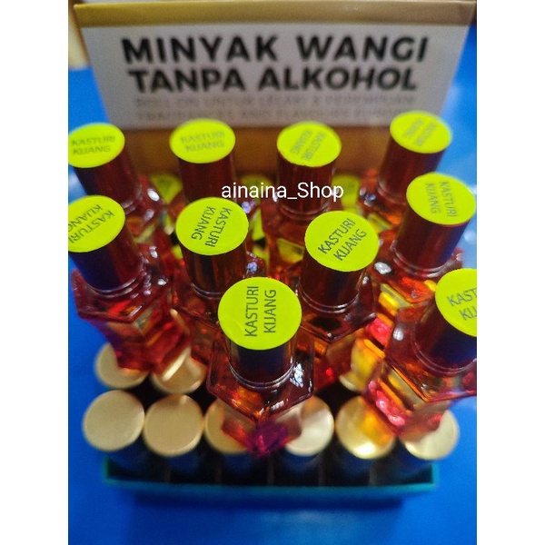 jualan tutup kedai) Minyak Wangi Kasturi botol +