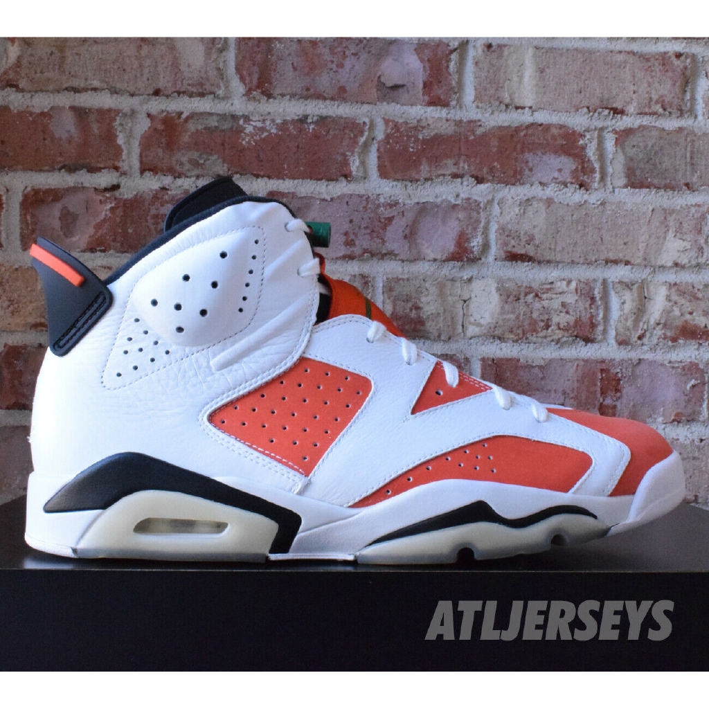 jordan 6 white and orange