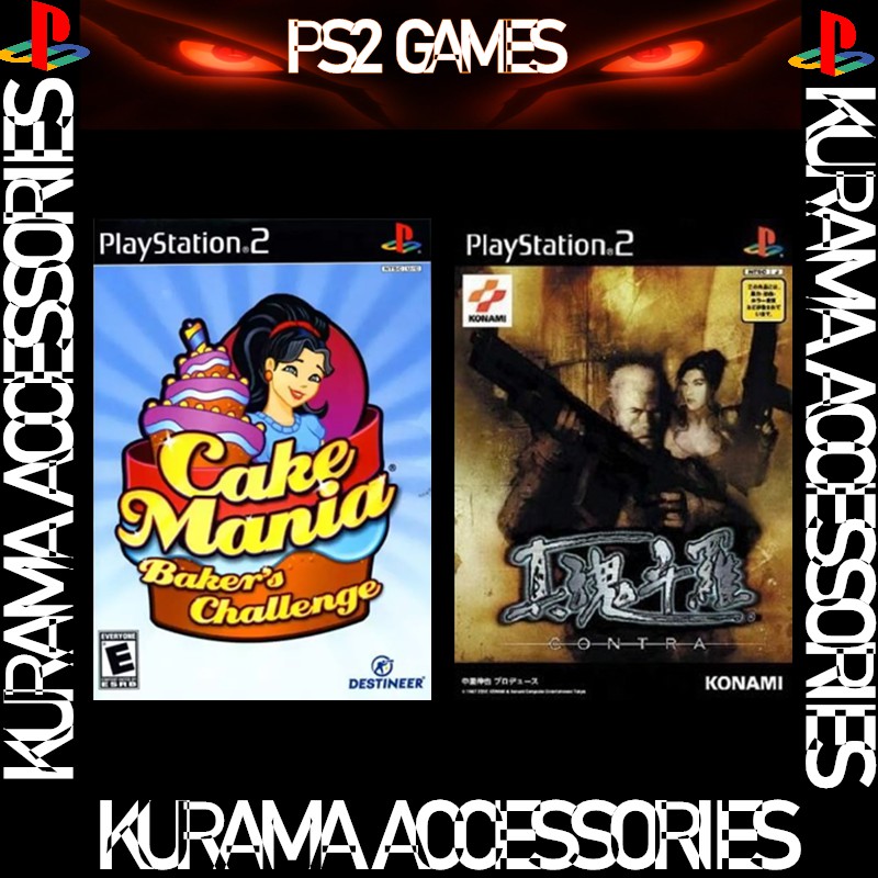 Buy Ps2 Cd Games Cake Mania Contra Shattered Soldier Dvd Games Seetracker Malaysia