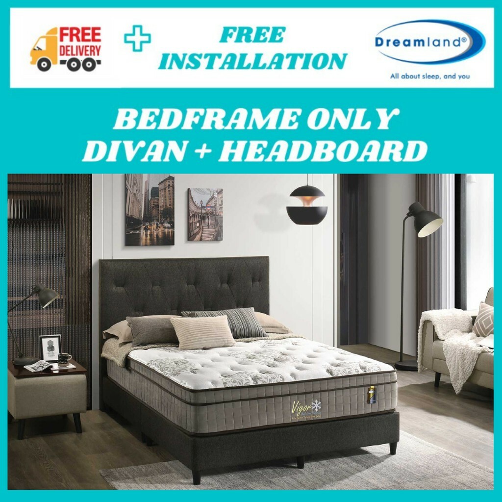 Dreamland ELIZABETH Divans + Head Board Luxury Bed Frame (FREE Delivery ...