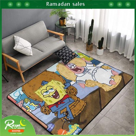 Bear Spongebob Squarepants And Patrick Star Anti Skid Creative Living Room Carpet