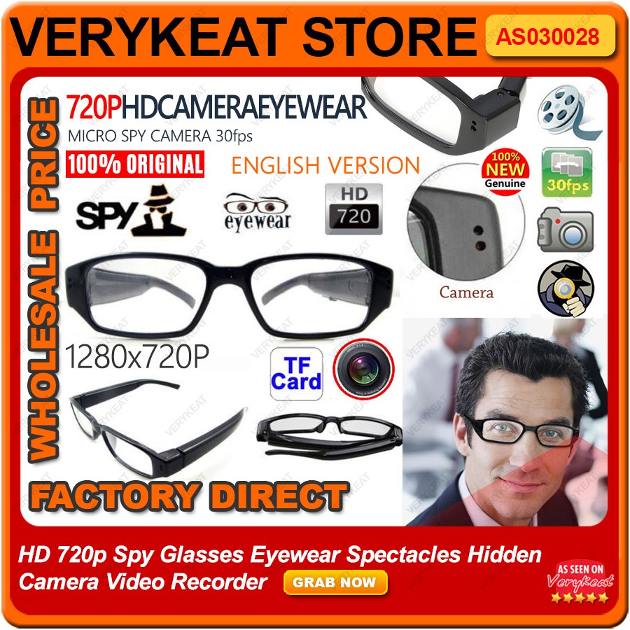 spy glasses video recorder