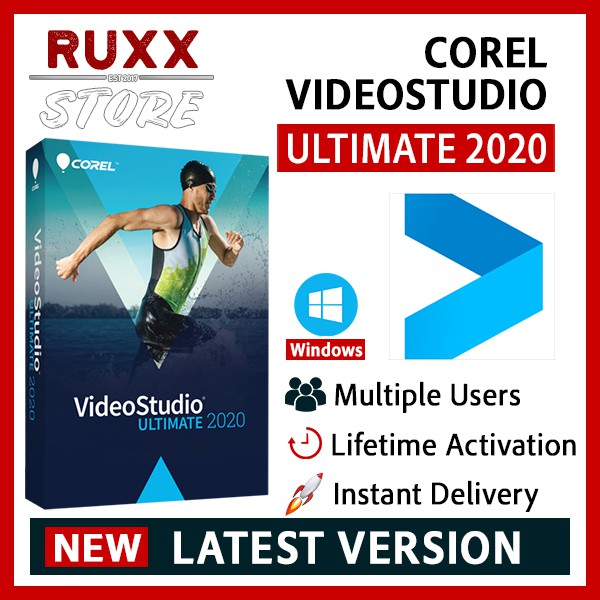 Free 3 Software Corel Videostudio Ultimate V23 1 0 481 Full Version Lifetime Shopee Malaysia