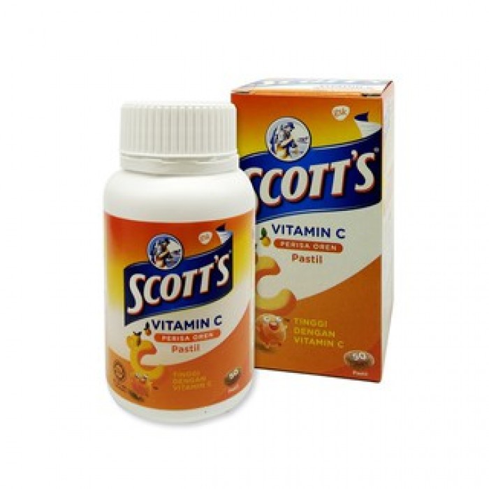 Scott's Vitamin C Blackcurrant Pastilles 30g