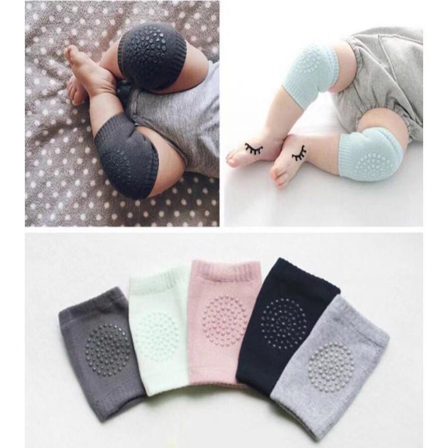 【Witty】Baby Kids Knee caps Safety cotton Baby Knee Pads Crawling