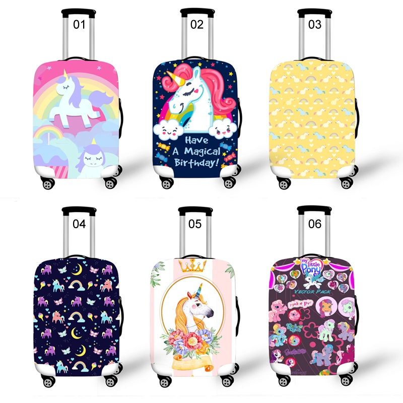 unicorn travel suitcase