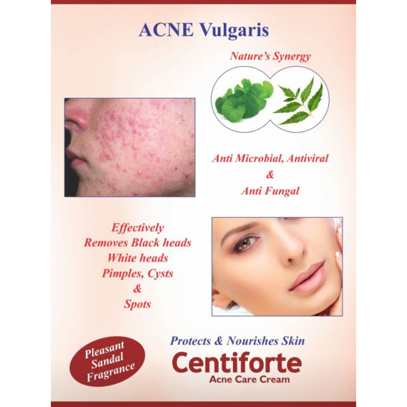 Centiforte Exp 07 2023 Acne Care Cream 15g Shopee Malaysia