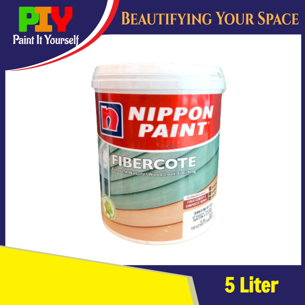 Nippon Paint Fibercote Cat Fascia Fiber Papan Simen 5L - 5Liter ...