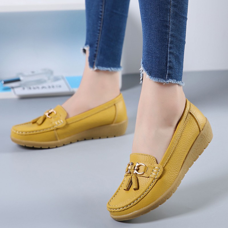 women casual fashion moccasin flats