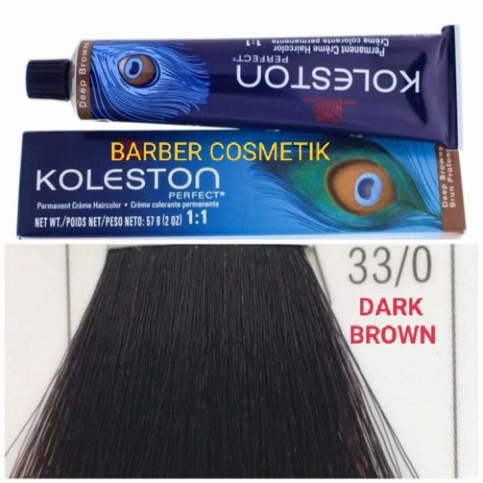 Wella Koleston Hair Paint 33 0 Dark Brown Oxidant Hair Dye Only Paint Shopee Malaysia
