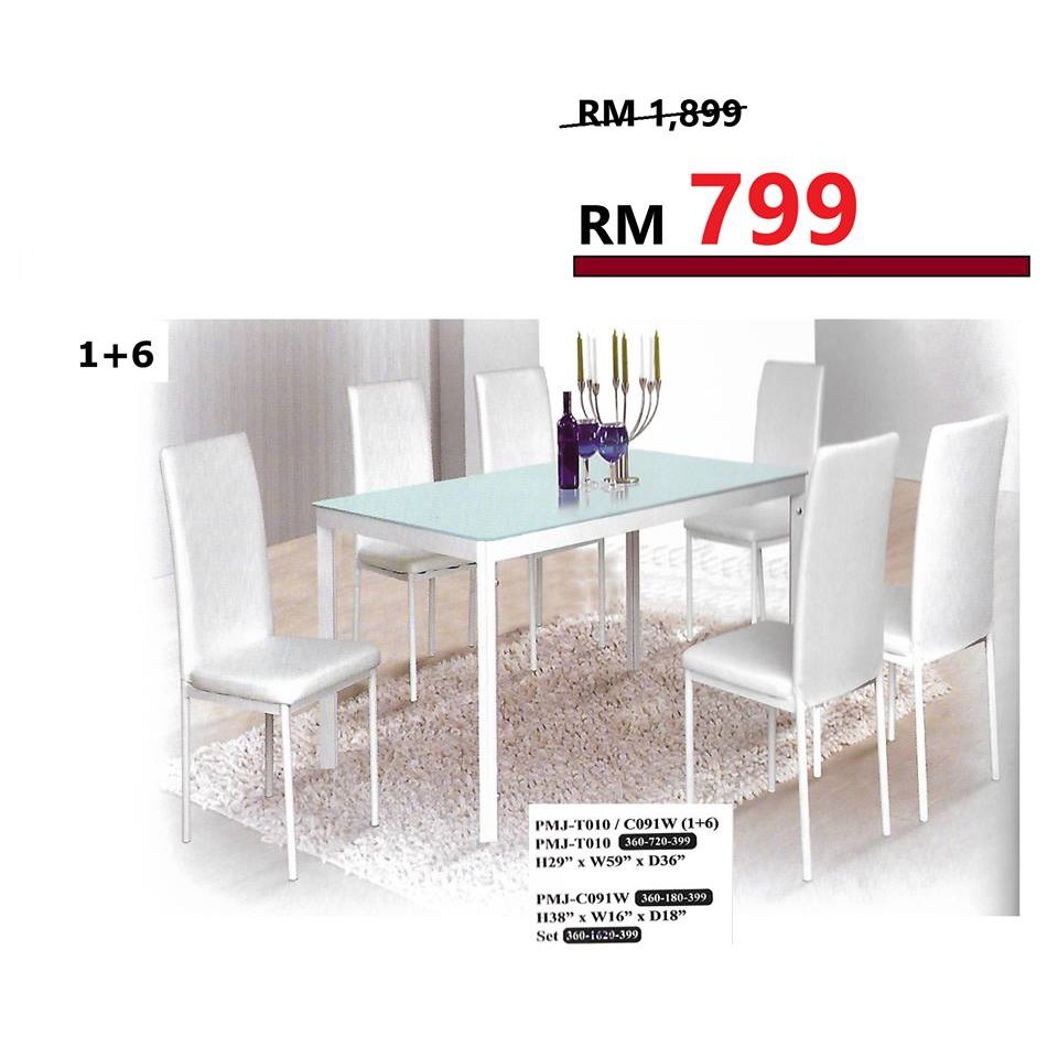 MEJA MAKAN 6 SEAT Shopee Malaysia MEJA MAKAN 6 SEAT Shopee Malaysia
