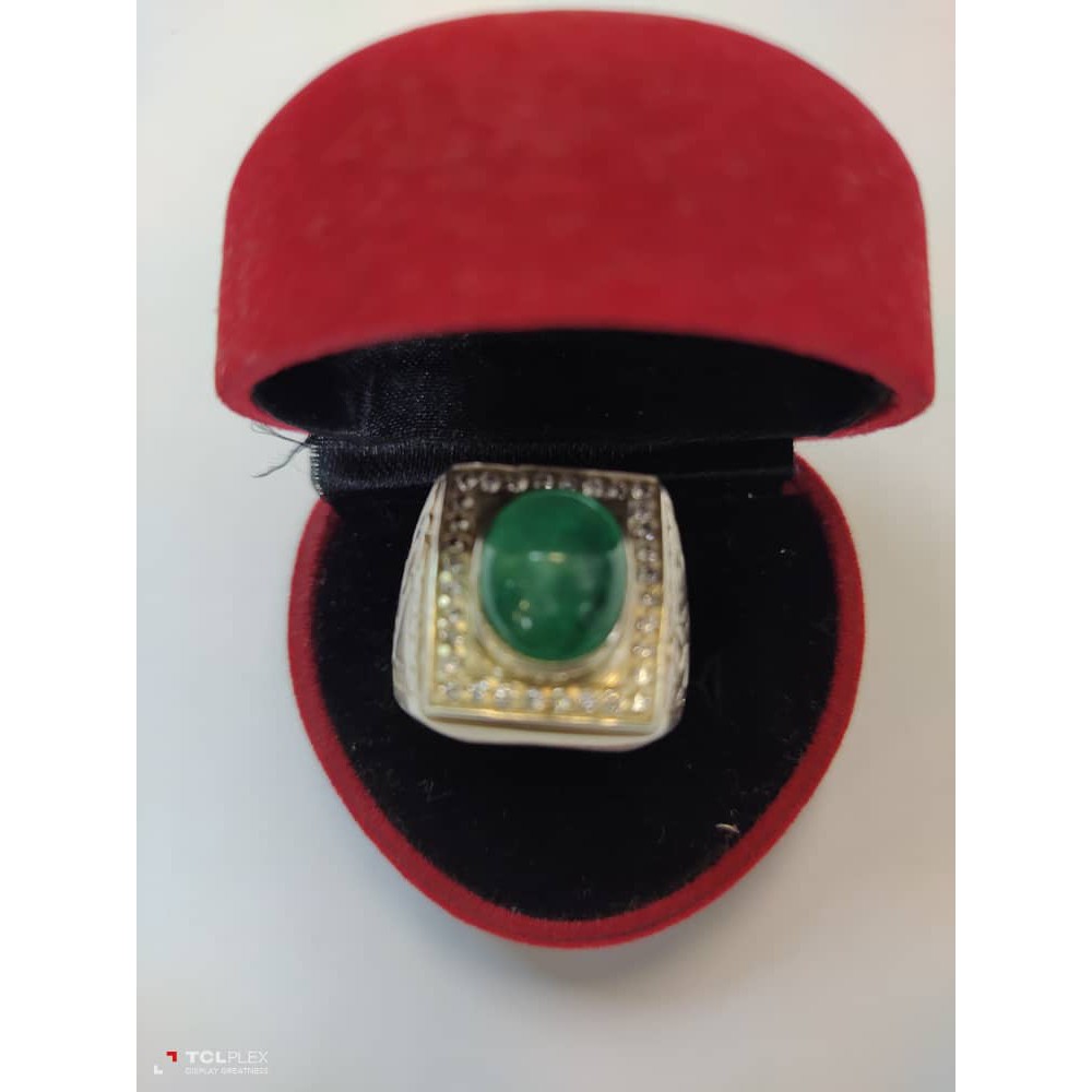 Buy Cincin Permata Batu Zamrud Cincin Lelaki Ring Seetracker Malaysia