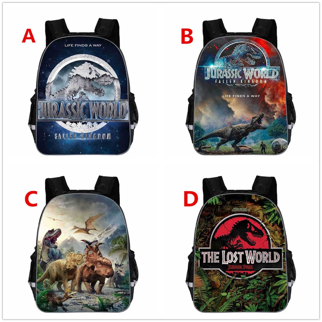 jurassic park school bag