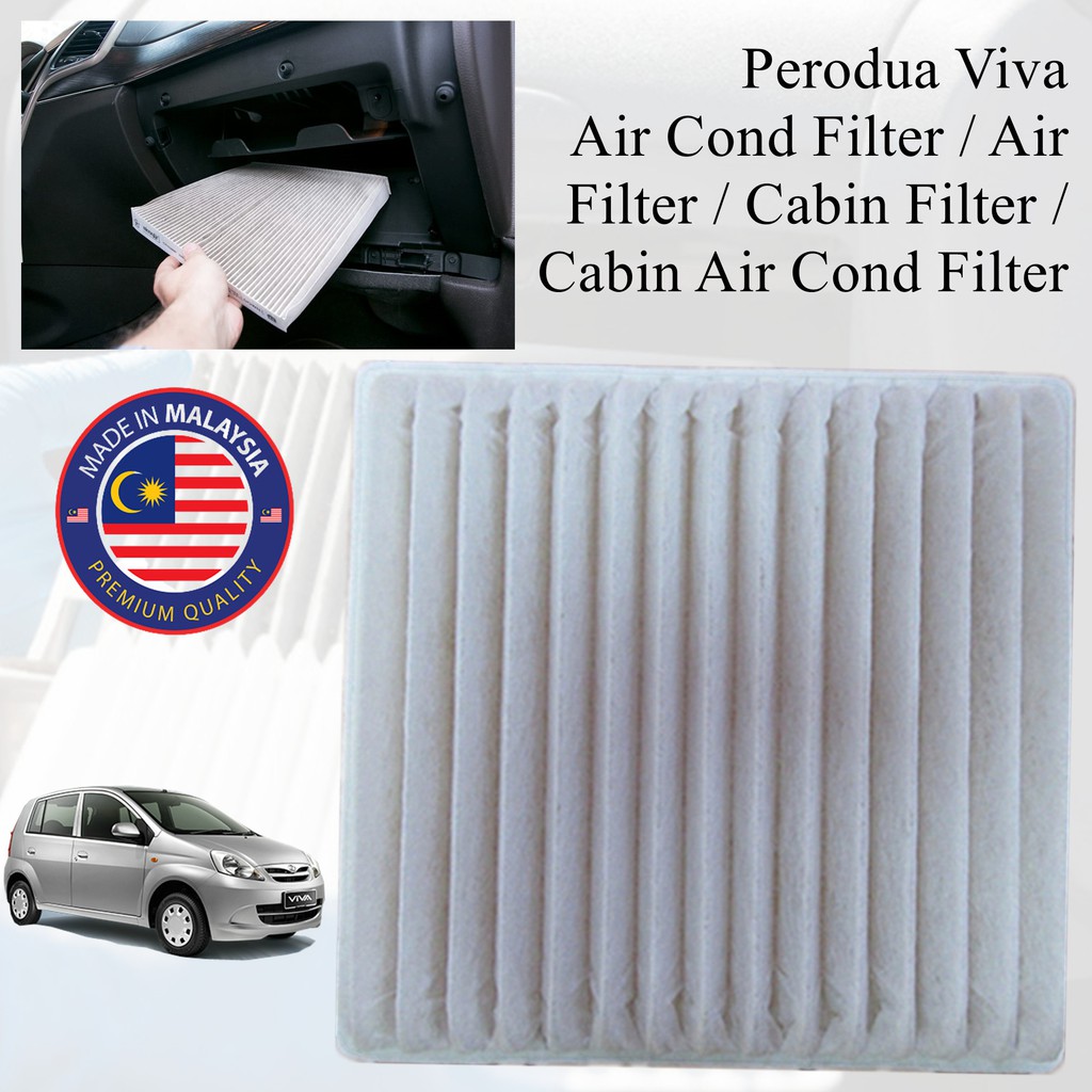 Perodua Viva Air Cond Filter Air Fitler Cabin Filter Cabin Air Filter Shopee Malaysia