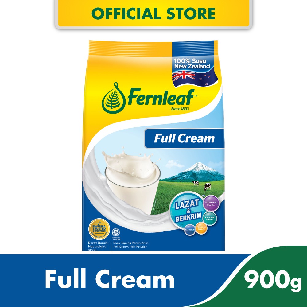 Fernleaf Full Cream Milk Powder 900g Shopee Malaysia