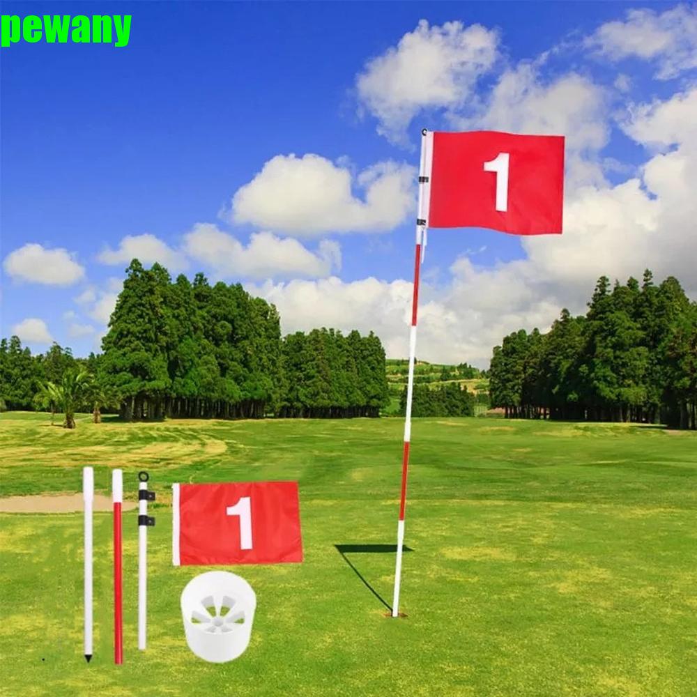 PEWANY Golf Training Aids Golf Hole Pole Cup Golf Equipment Golf Cup