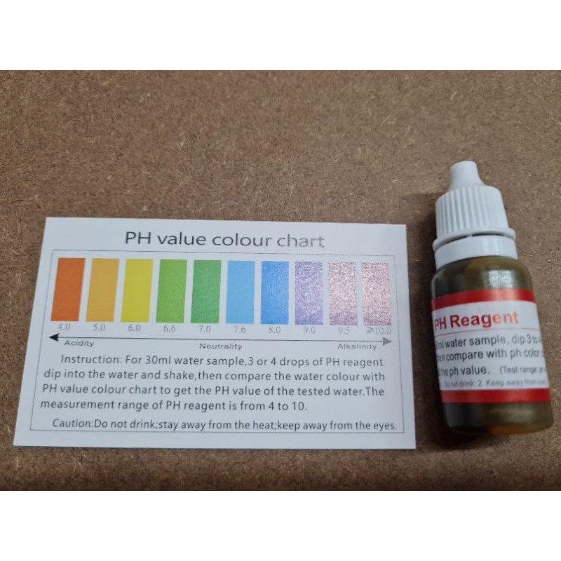 PH reagent value acidbase test agent water quality detection solution