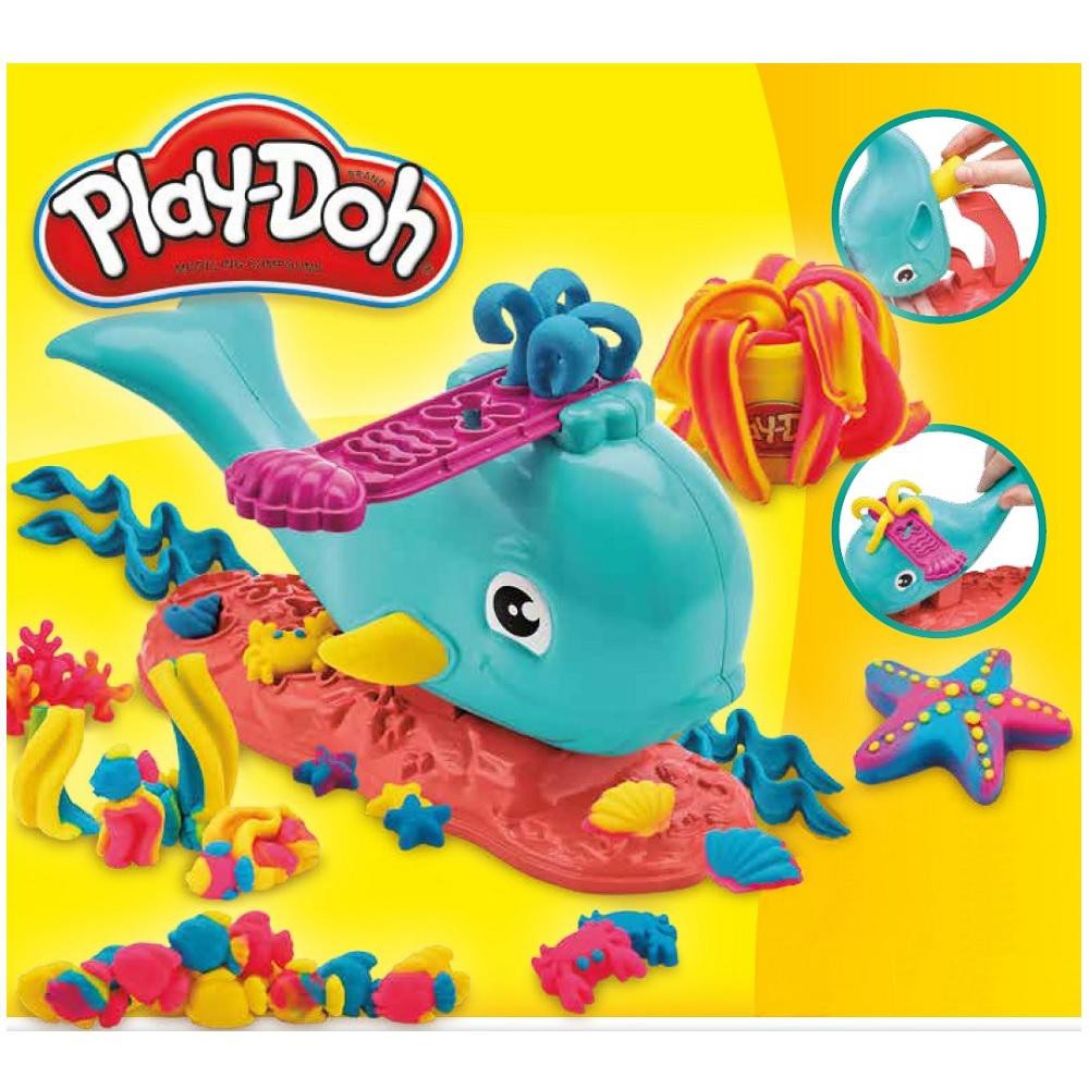 play doh whale