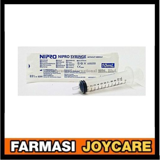 Nipro Syringe Luer Slip 1mL/5mL/10mL Shopee Malaysia