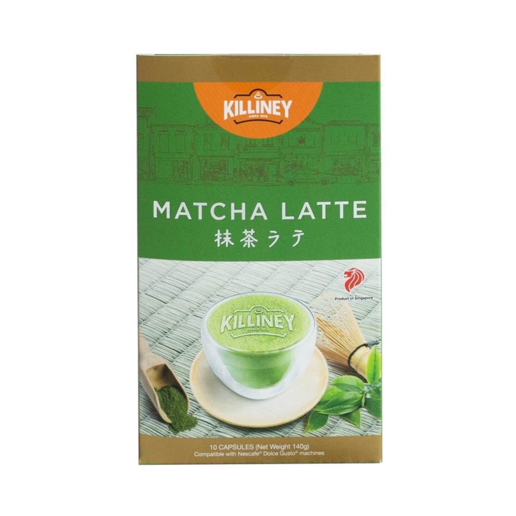 Killiney Matcha Latte (Dolce Gusto Compatible Capsule Pods) Shopee