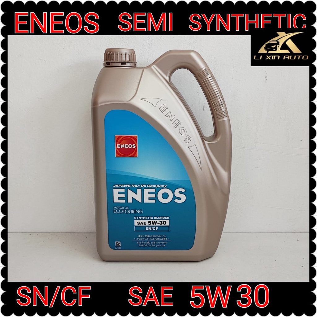 ENEOS PETROL ENGINE OIL SYNTHETIC BLENDED ECOTOURING SN/CF 5W/30 4