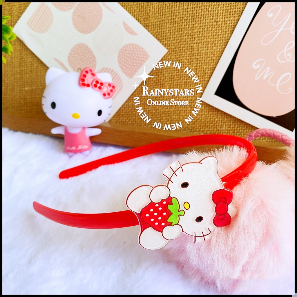 Rainystars Korea Premium Kitty Cekak Rambut Perempuan Kids Hairband Girl Gifts Budak Hadiah Women Harga Borong 发箍女礼物