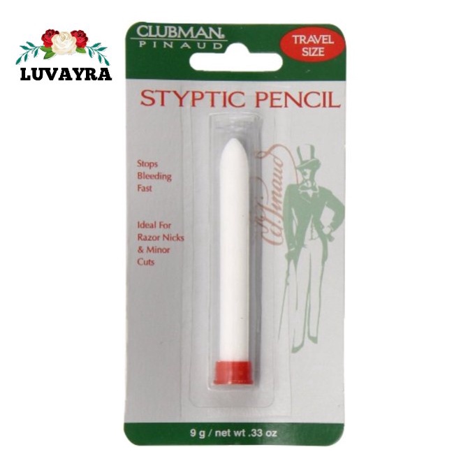 Clubman Styptic Pencil, stop bleeding fast for humans and animals