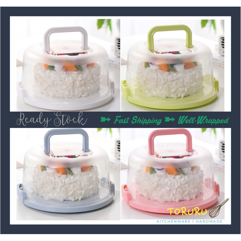 Cake Storage Box Container Cake Carrier Shopee Malaysia