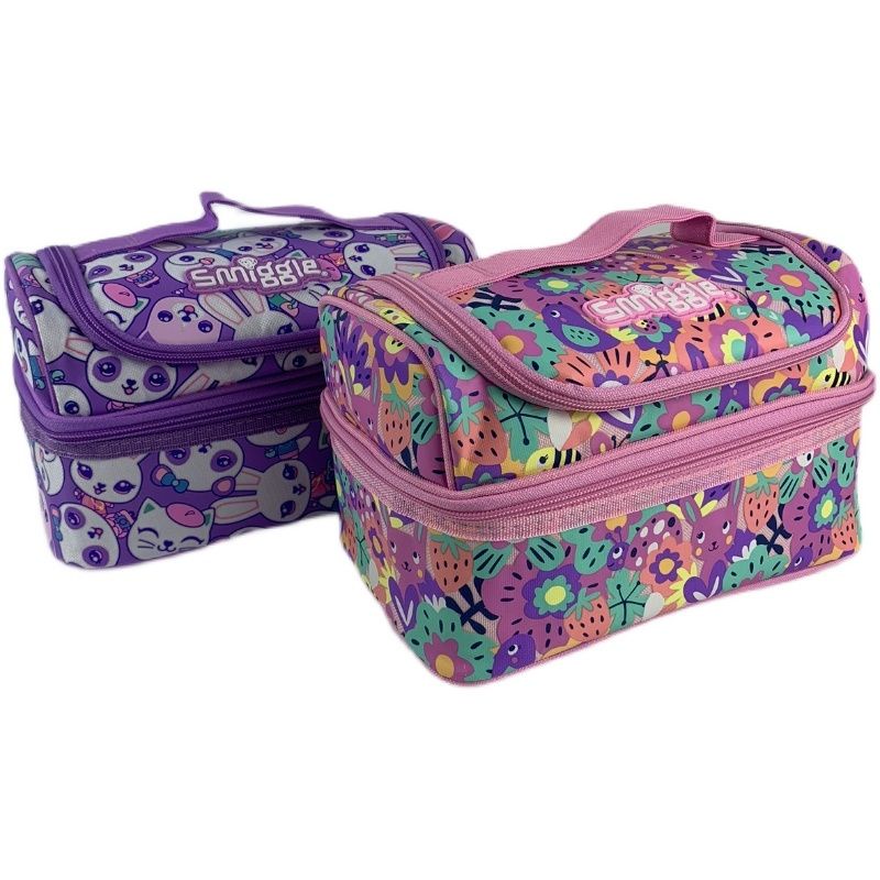 smiggle original double decker lunch box | Shopee Malaysia