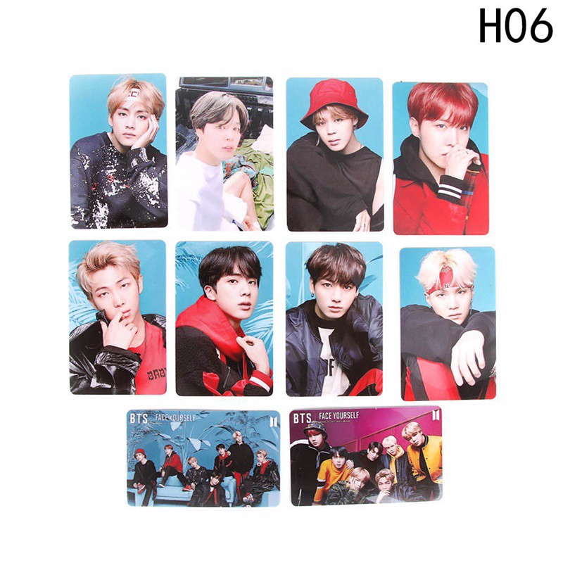 Shangjuno 10pcs Set Bts Kpop Youth Album Face Yourself Crystal Sticker Shopee Malaysia