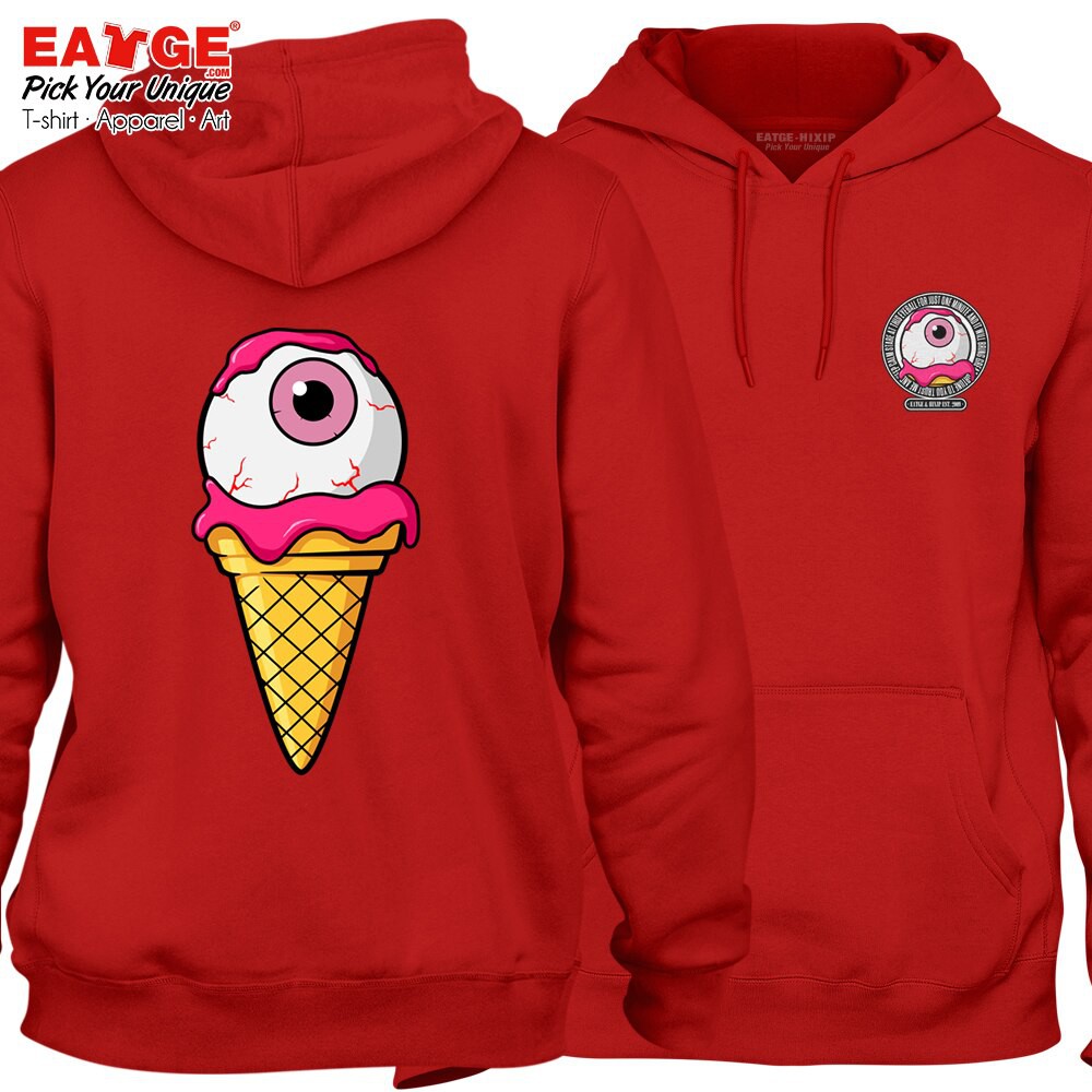 pink ice cream hoodie