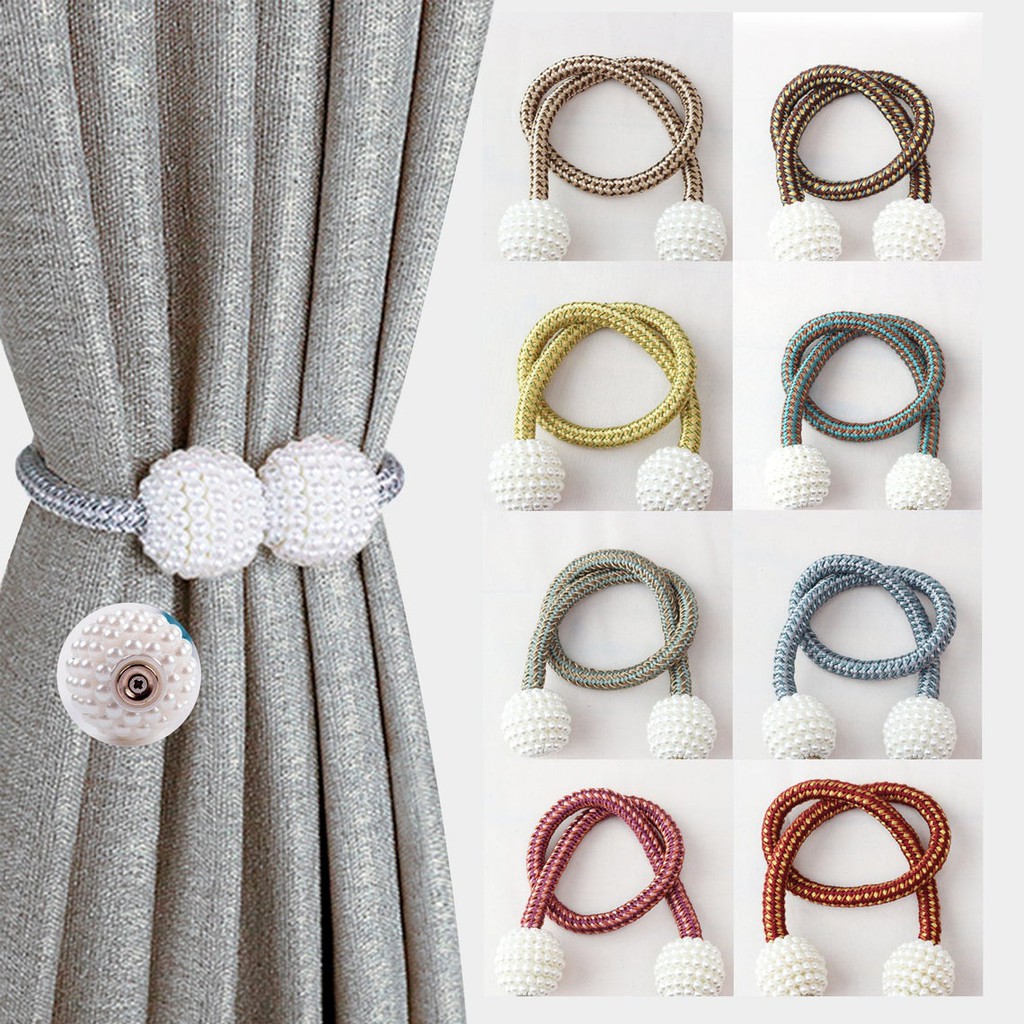 Magnetic Curtain Tieback For Curtains Curtains Holder Curtain Tie Backs Shopee Malaysia