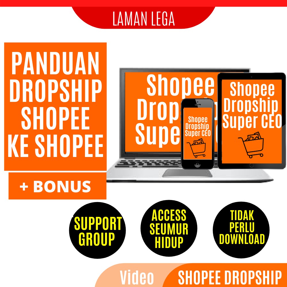 LAMAN LEGA Shopee Dropship Super CEO Panduan Cara Dropship Dari Shopee Ke Shopee Percuma Ebook ...